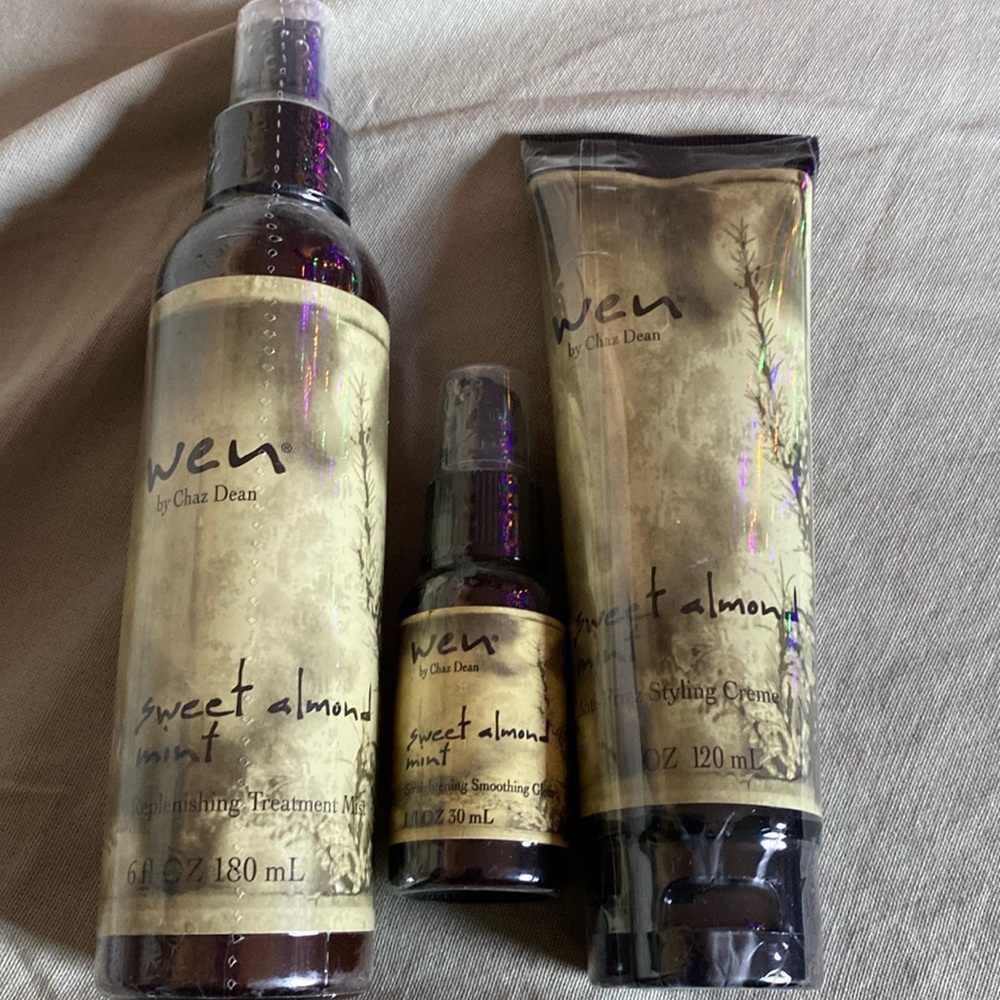 COPY - Wen 3 piece hair care set Sweet Almond Mint